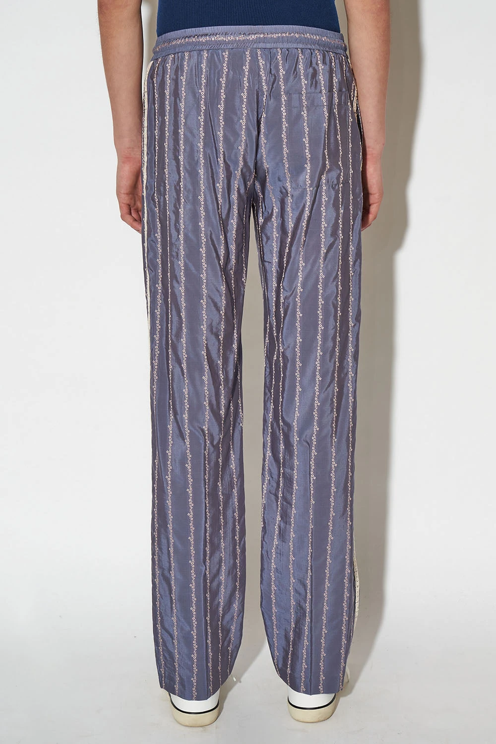 Pantalon Coupe Droite Avec Bande De Guipure 7 Pantalon Coupe Droite Avec Bande De Guipure - Image 5