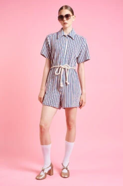 Combishort En éponge à Manches Courtes -Élégance Soldes SS24 tanthony 23