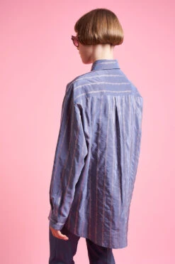 Chemise Ample En Tissu Jacquard -Élégance Soldes SS24 tcoline 9