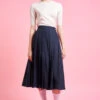 Jupe Plissée Longueur Midi -Élégance Soldes SS24 tdeauville 1 2