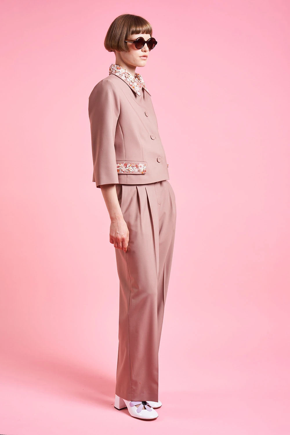 Pantalon Ample En Laine Tropicale D'Italie 3 Pantalon Ample En Laine Tropicale D'Italie