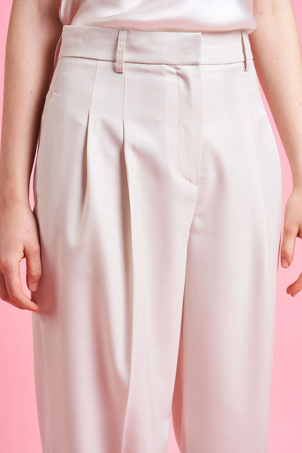 Pantalon Ample En Laine Tropicale D'Italie 8 Pantalon Ample En Laine Tropicale D'Italie - Image 6