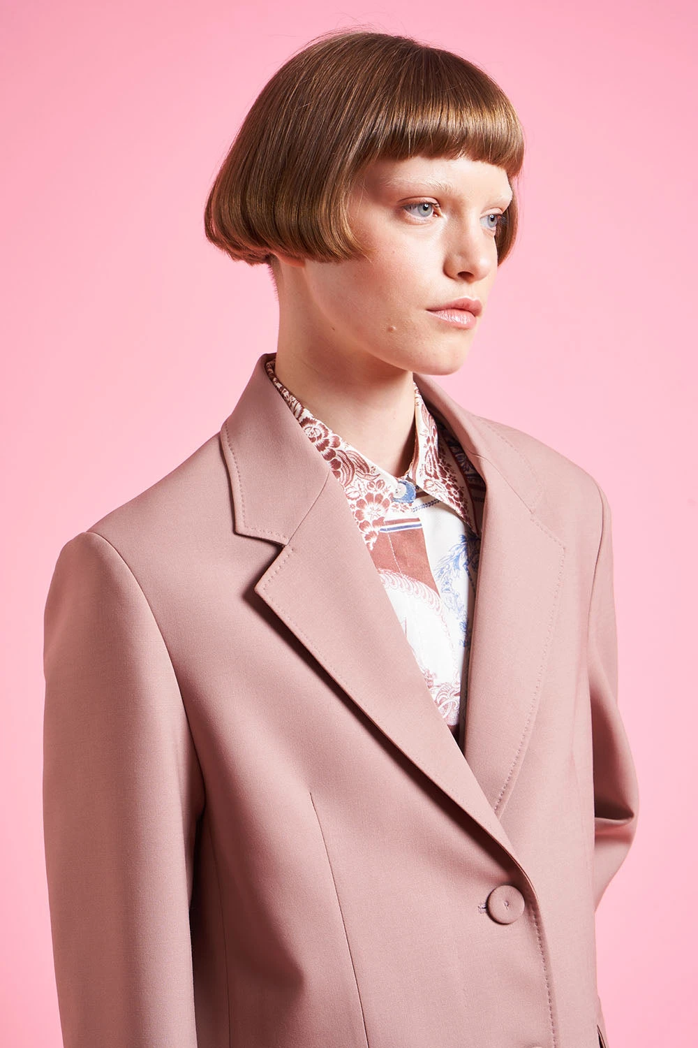 Veste Coupe Ample Col Tailleur 9 Veste Coupe Ample Col Tailleur - Image 7