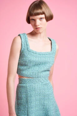 Brassière En Tweed Lurex -Élégance Soldes SS24 toudoux 05 6