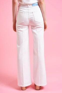 Jean Taille Haute à La Coupe Droite -Élégance Soldes SS24 tphoenix 4