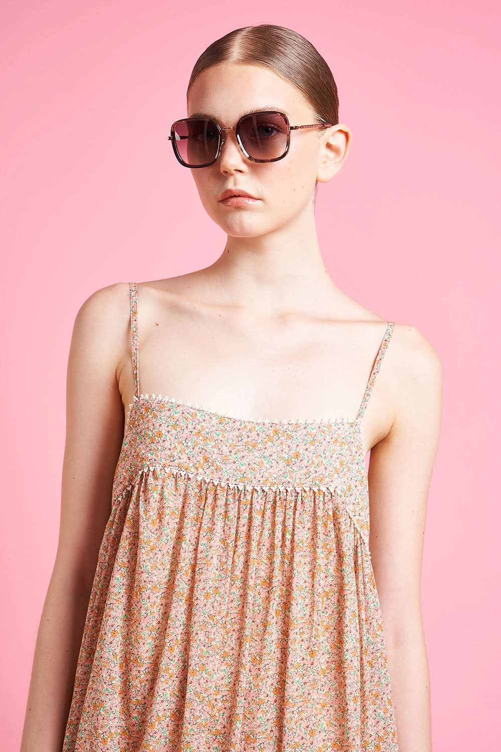 Robe Longue à Bretelles Volantée 4 Robe Longue à Bretelles Volantée - Image 2