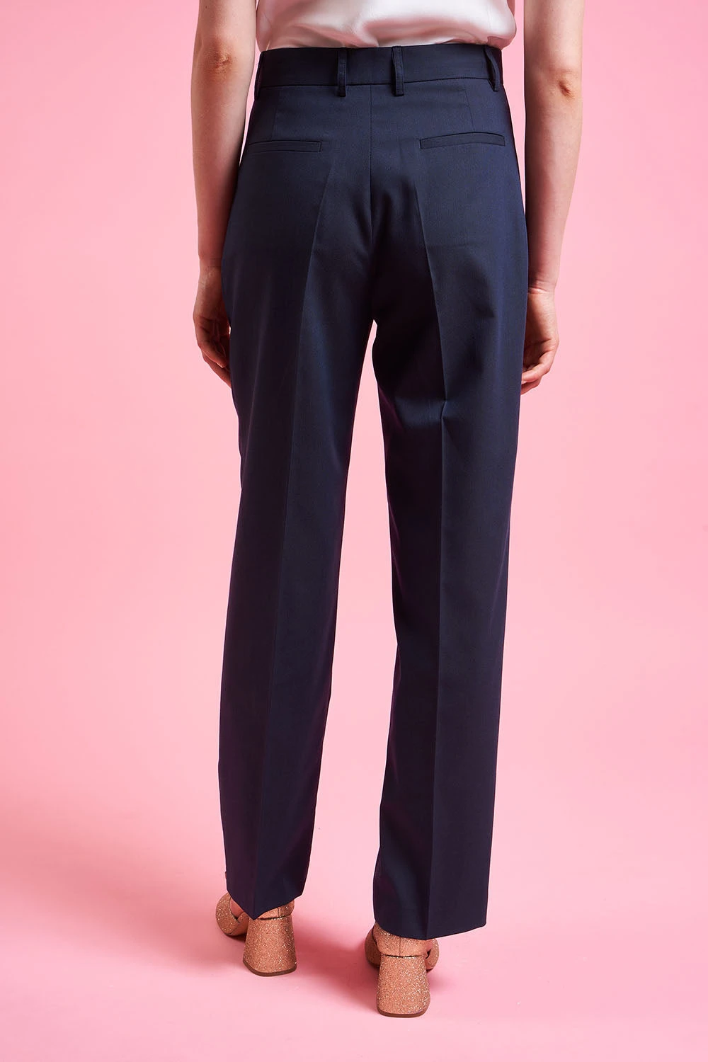 Pantalon à Pinces Coupe Droite 5 Pantalon à Pinces Coupe Droite - Image 3