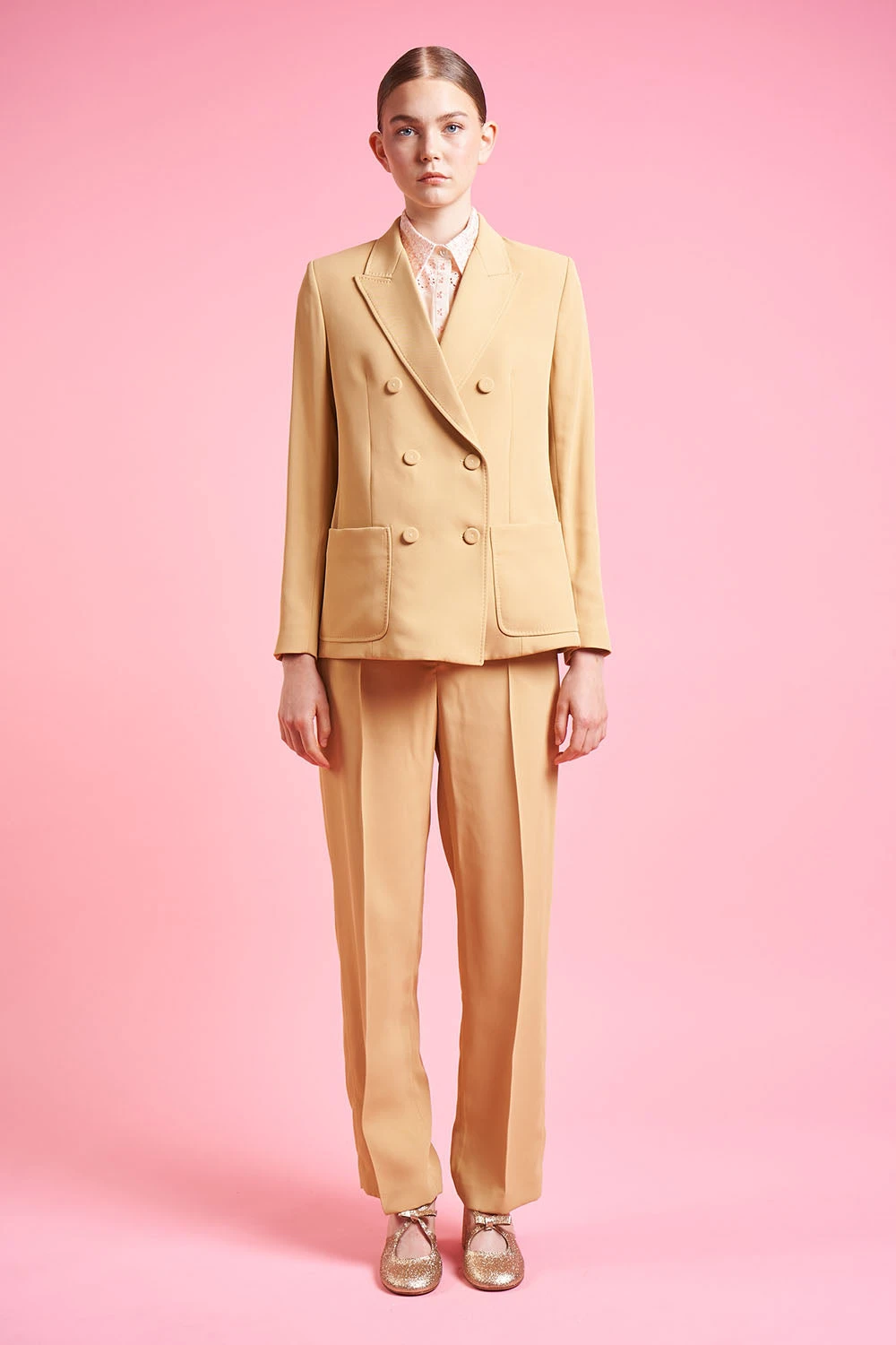 Veste à Double Croisure Et Poches Plaquées 7 Veste à Double Croisure Et Poches Plaquées - Image 5