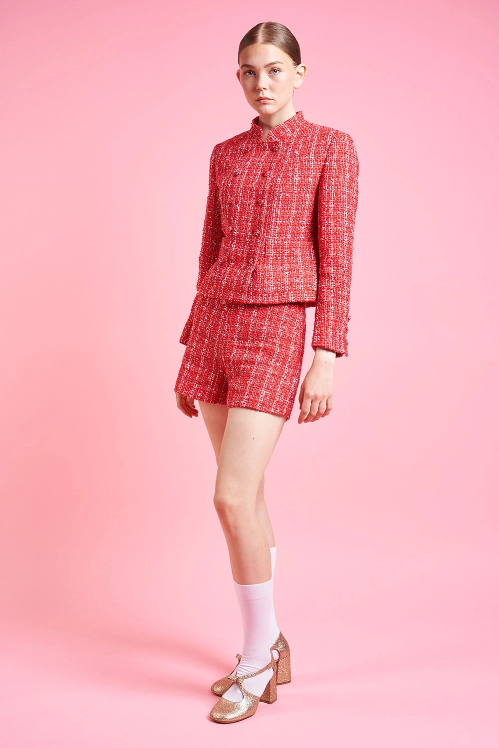 Short Court En Tweed Lurex 3 Short Court En Tweed Lurex