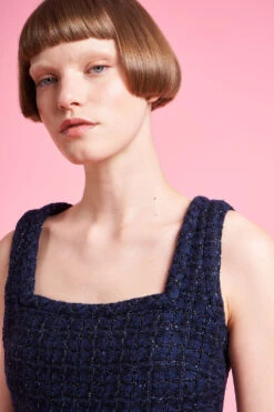 Brassière En Tweed Lurex