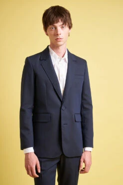 Veste Tailleur Ajustée à Simple Croisure