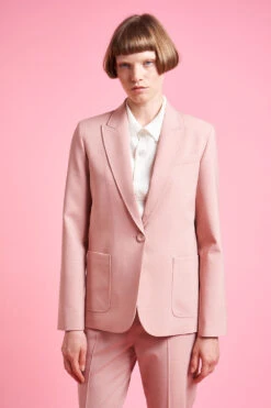 Veste Cintrée Au Simple Boutonnage