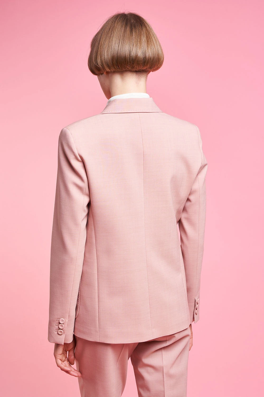 Veste Cintrée Au Simple Boutonnage 6 Veste Cintrée Au Simple Boutonnage - Image 4