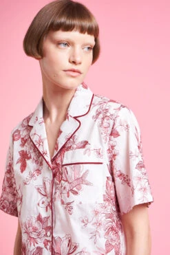 Chemisier Court Aux Broderies Exclusives -Élégance Soldes SS24 tzelia 10