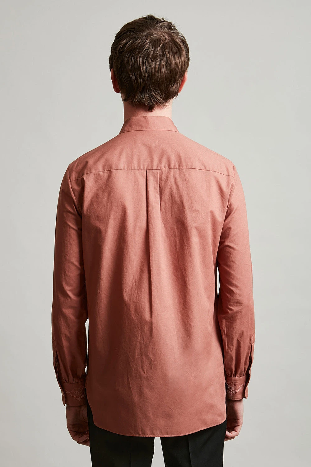 Chemise En Voile De Coton Brodée D'un Motif Floral 7 Chemise En Voile De Coton Brodée D'un Motif Floral - Image 5