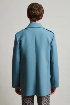 Manteau évasé Sur Le Bas En Cady De Laine -Élégance Soldes Sdavis 31 12