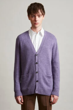 Cardigan En Maille De Laine Et Cachemire