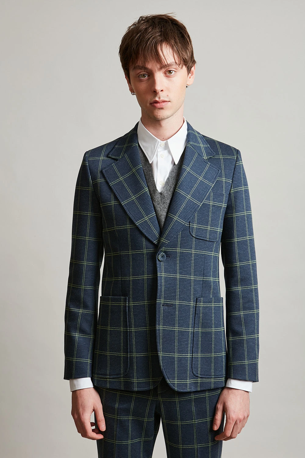 Veste Jersey Tissée En Italie Au Motif Jacquard 3 Veste Jersey Tissée En Italie Au Motif Jacquard