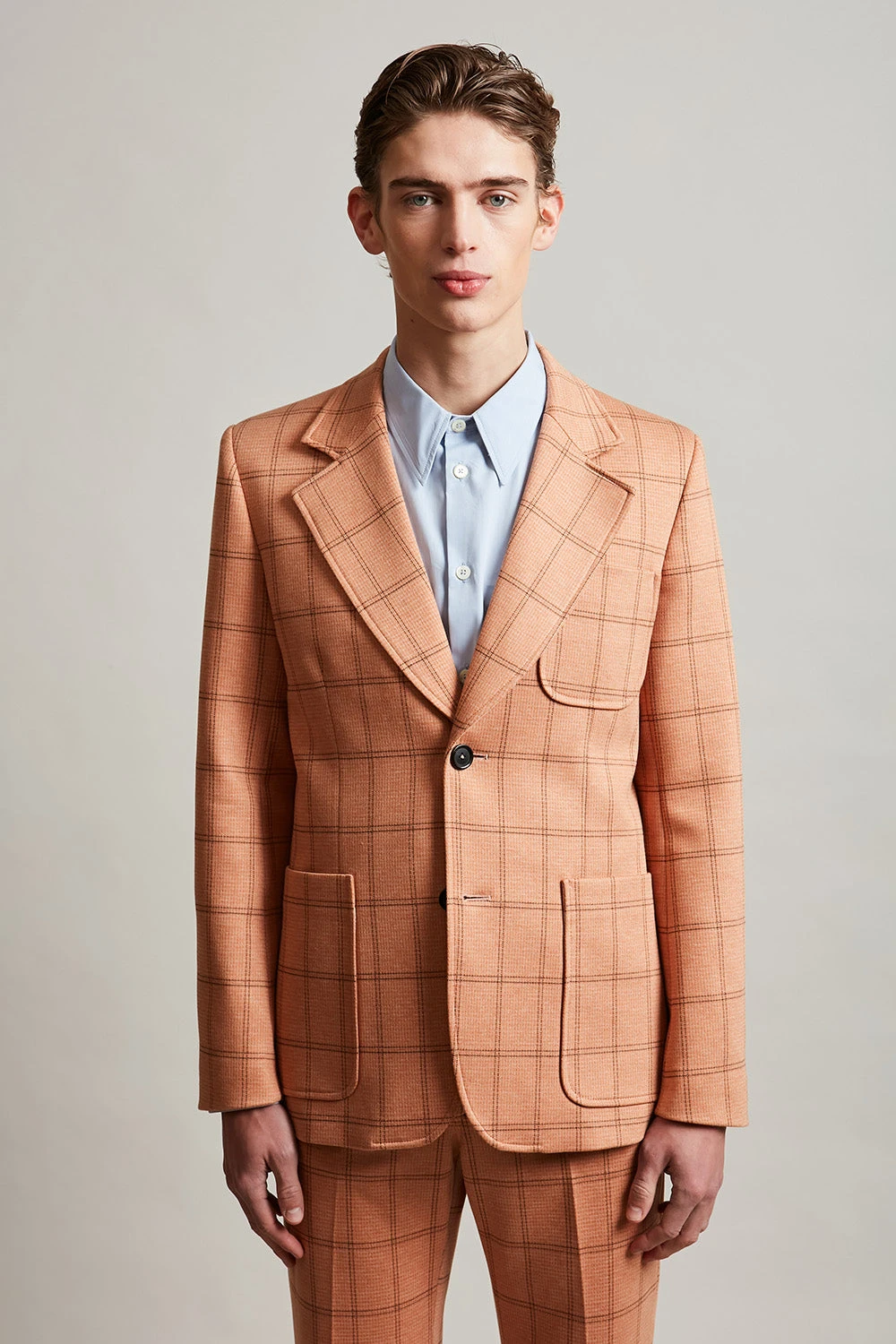 Veste Jersey Tissée En Italie Au Motif Jacquard 9 Veste Jersey Tissée En Italie Au Motif Jacquard - Image 7