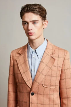 Veste Jersey Tissée En Italie Au Motif Jacquard 22 Veste Jersey Tissée En Italie Au Motif Jacquard -Élégance Soldes Smarlon 06 3