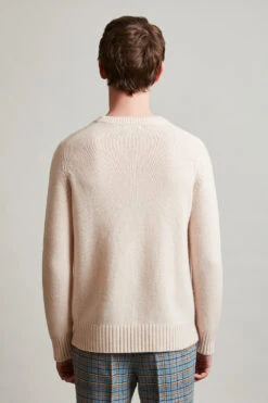 Pull Col Rond En Cachemire Et Laine 27 Pull Col Rond En Cachemire Et Laine -Élégance Soldes Snewyork 12 4