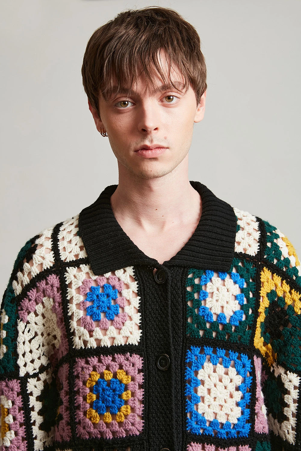 Cardigan Ample En Crochet à Motif Floral 4 Cardigan Ample En Crochet à Motif Floral - Image 2