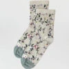 Chaussettes Basse Motif Floral All Over -Élégance Soldes Socks1