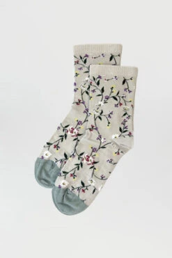 Chaussettes Basse Motif Floral All Over