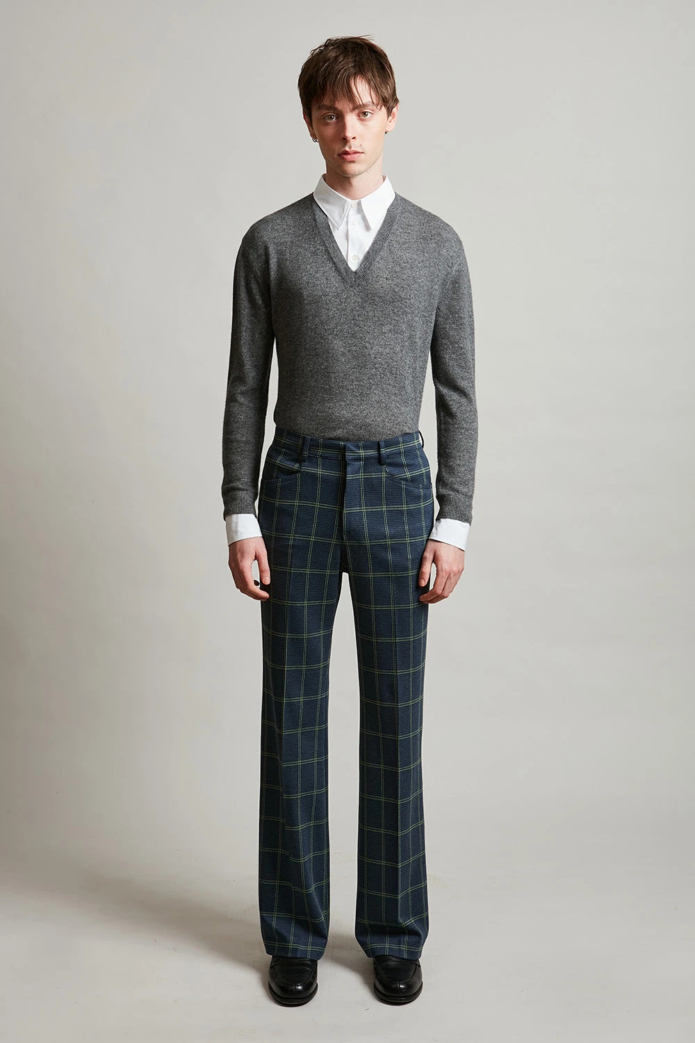 Pantalon Tailleur En Jersey Au Motif Jacquard Tissé En Italie 4 Pantalon Tailleur En Jersey Au Motif Jacquard Tissé En Italie - Image 2