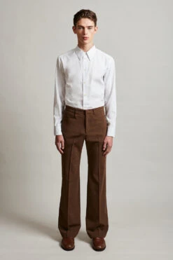 Pantalon Tailleur En Laine Vierge Tropicale -Élégance Soldes Squentinc 08