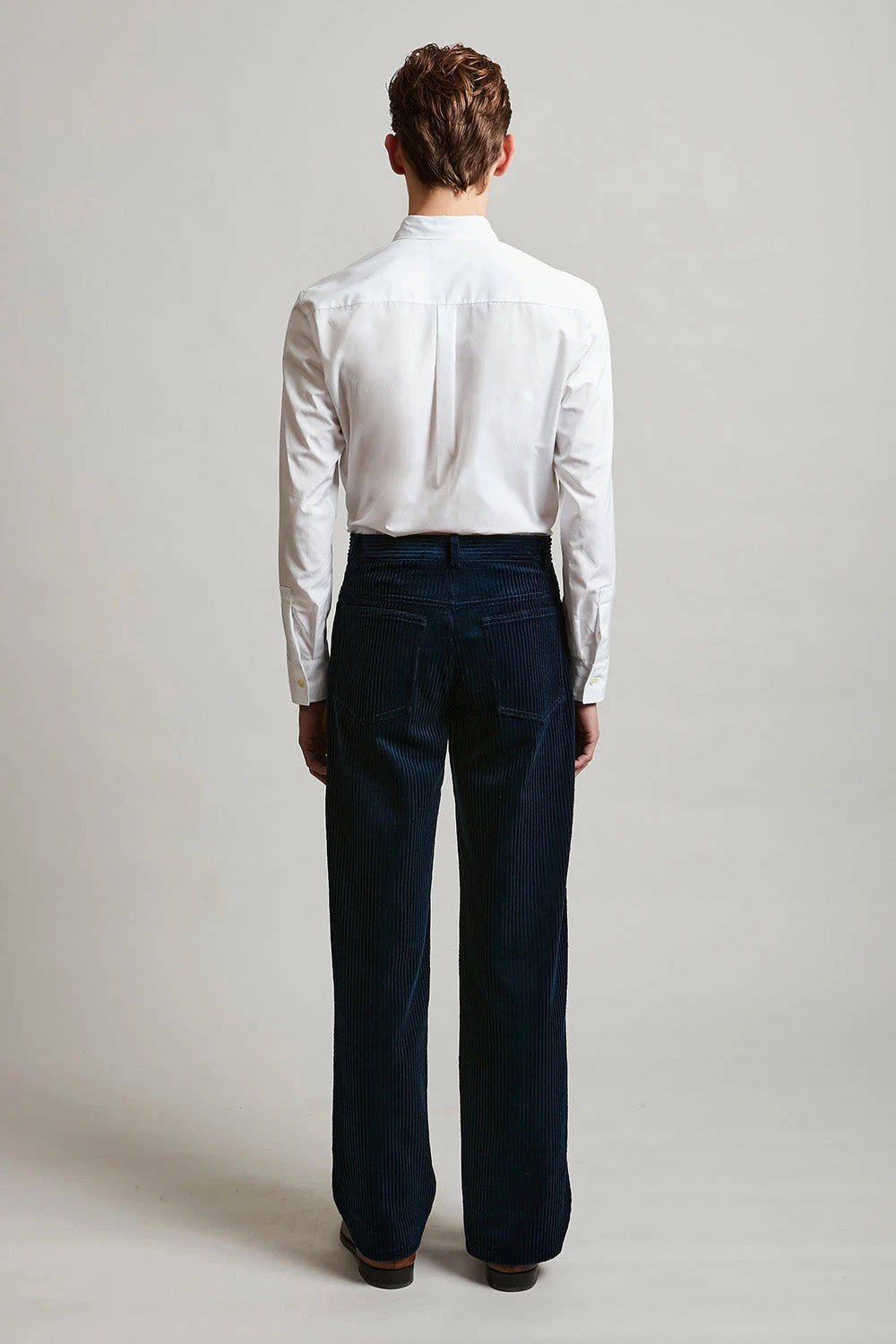 Pantalon Style "jean" En Velours Corduroy Coupe Loose 5 Pantalon Style "jean" En Velours Corduroy Coupe Loose - Image 3