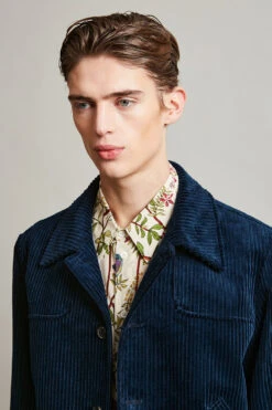 Veste Style "jean" En Velours Côtelé Corduroy -Élégance Soldes Srubin 03 2