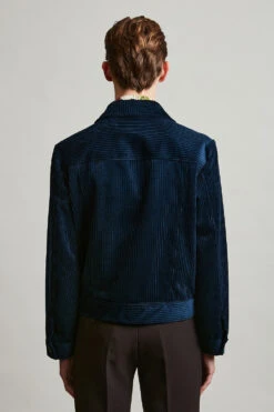 Veste Style "jean" En Velours Côtelé Corduroy -Élégance Soldes Srubin 03 4