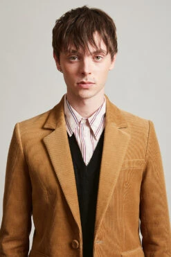 Veste Tailleur En Velours Côtelé De Coton -Élégance Soldes Svian 75 3