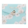 Porte-cartes Bleu Fleuri -Élégance Soldes fjizenies