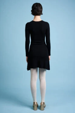 Robe Moulante En Maille De Laine Vierge Côtelée -Élégance Soldes fw24 slolita 10