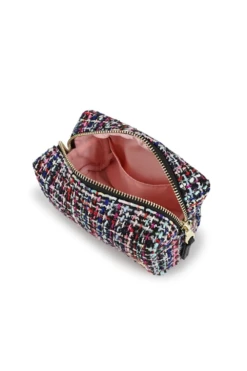 Pochette En Tweed Motif Nounette -Élégance Soldes pochettenoir3