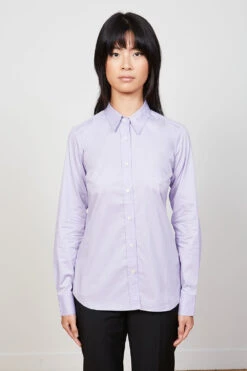 Chemise En Popeline De Coton Stretch -Élégance Soldes qcapausud 92 6 1