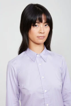Chemise En Popeline De Coton Stretch -Élégance Soldes qcapausud 92 8 1