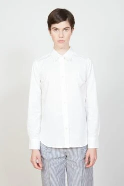 Chemise En Popeline De Coton Stretch