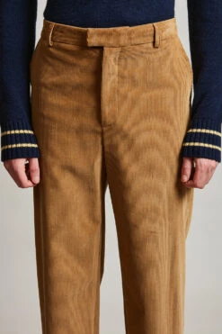 Pantalon En Velours Côtelé De Coton Corduroy -Élégance Soldes sdouglas 2